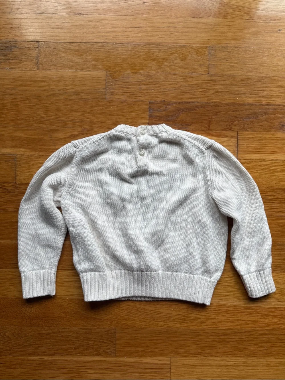 Polo Ralph Lauren Logo Crest Cotton Sweater - Size 3/3T